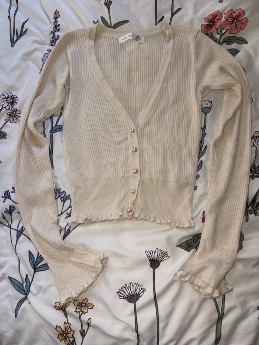Altar'd State Ophelia Ribbed Top